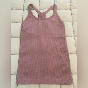 lululemon athletica Ribbed Racerback Tank - Mauve Pink